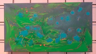 Eno od nastalih del 33. likovnega simpozija Slovenija, odprta za umetnost (NATALIJA PREMK JENIČ/FACEBOOK)