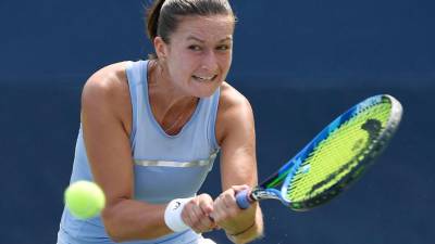 Dalila Jakupovič na odprtem turnirju ZDA (ANSA)