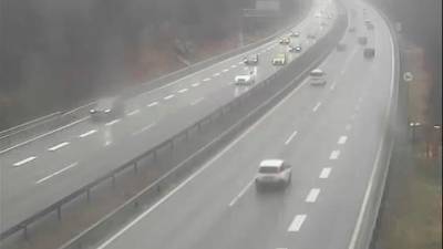 Primorska avtocesta pri Lomu ob 12.30 (DARS)