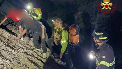 Reševalna akcija pri Malem Krasu (GASILCI)