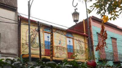 Hiša slovenskega slikarja in kiparja Marijana Gruma v Buenos Airesu (FOTO M.Č.)