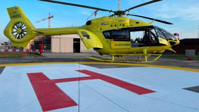 Mopedista so s helikopterjem prepeljali v katinarsko bolnišnico (ARHIV)