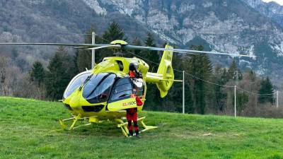 Reševalni helikopter, fotografija je simbolična (SORES)