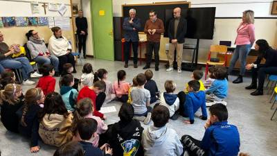 Izročitev priznanja doberdobskim osnovnošolcem (FOTO OŠ PREŽIHOV VORANC)