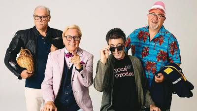 Z leve Boris Kobal, Vinko Šimek, Franci Kek in Boštjan Meglič