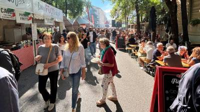 Včeraj so se ulice trle obiskovalcev že ob uri kosila in še predvsem zvečer (TIBALDI)
