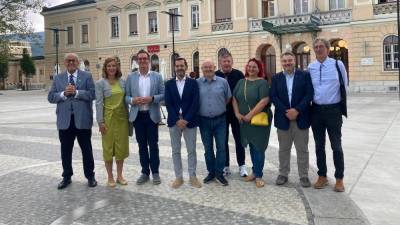 Na včerajšnji predstavitvi na Trgu Evrope/Transalpini