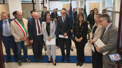 Odprtje novega centra zavoda INPS v Tržiču