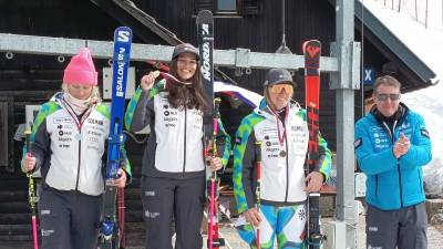 Caterina Sinigoi je danes postala slovenska državna prvakinja v veleslalomu