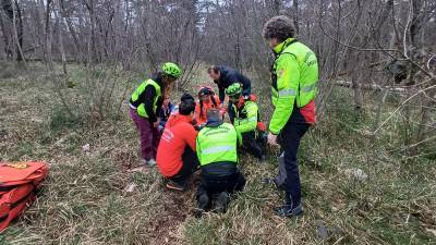 Reševanje domačinke pri Božjem Polju (CNSAS)