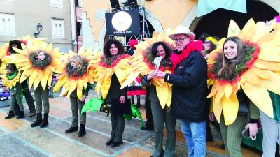 Župan Paolo Polidori med pustovanjem (OBČINA MILJE)
