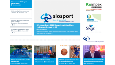 Spletna stran slosport