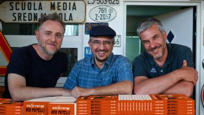 Z leve Paolo Pascutto, Fabrizio Polojaz in Paolo Tanze (ARHIV)