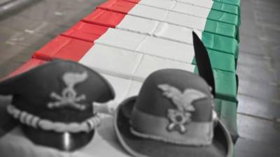 Posmrtni ostanki padlih italijanskih vojakov (Italijansko obrambno ministrstvo)