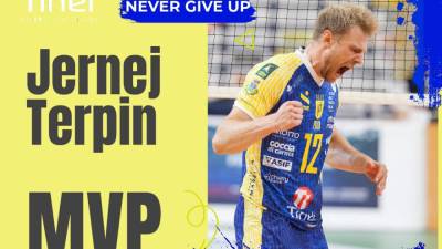 Jernej Terpin na spletni objavi facebook strani Prata Volley 28. oktobra letos