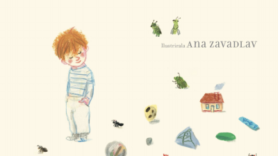 Platnica nagrajene slikanice, ki je izšla pri Mladinski knjigi