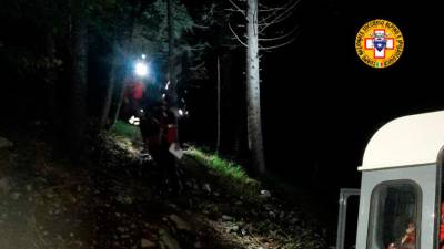 Gorski reševalci so ponoči rešili dva turista, ki sta se izgubila na Mokrinah (CNSAS FVG)
