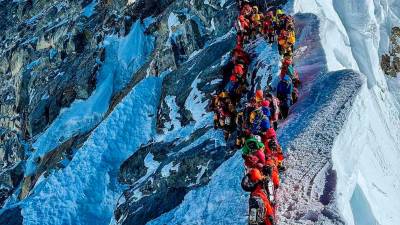 Tudi letos je Mount Everest cilj mnogim obiskovalcem gora (FACEBOOK/MOUNT EVEREST 8848M)