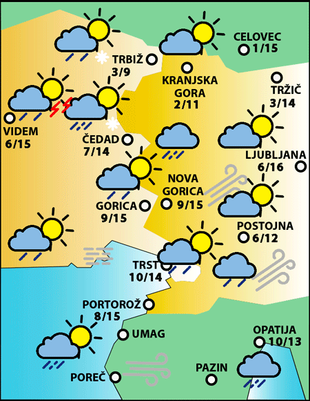 Sreda, 11. marca 2026