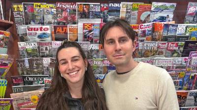 Selina in Lorenzo Benedetti, sestra in brat sta trafiko na Korzu Verdi prevzela pred letom in pol (P.C.)