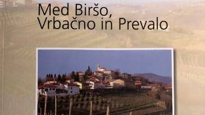 Platnica monografije Med Biršo, Vrbačno in Prevalo