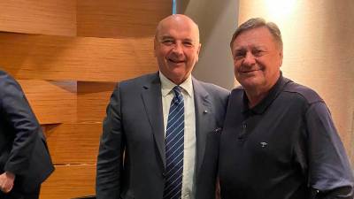 Roberto Dipiazza (levo) in Zoran Janković