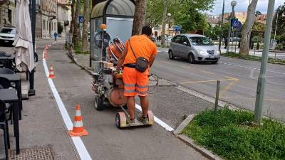 Zaris kolesarske steze (FOTO D.R.)