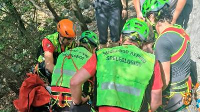 Prizor reševanja (CNSAS FVG)