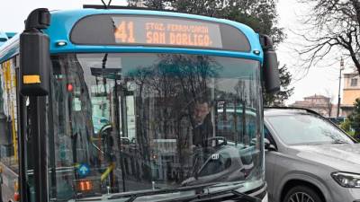 Avtobus št. 41 z napačnim napisom San Dorligo della Valle (FOTODAMJ@N)