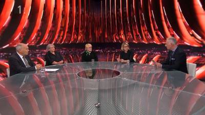 Sodelujoči na Omizju Televizije Slovenija (ZAJEM ZASLONA)