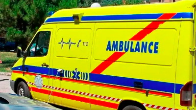 Reševalno vozilo, fotografija je simbolična (ARHIV)