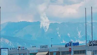 Gost dim je viden tudi iz Vidma (IL FRIULI)