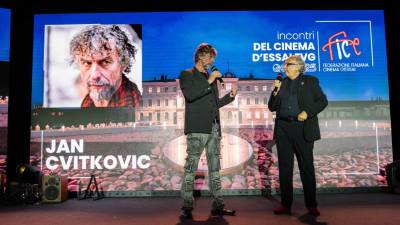 Med nagrajenci je bil tudi Jan Cvitkovič (FICE)