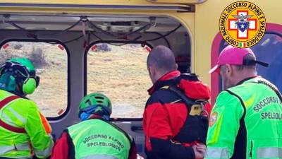 Prizor reševalne akcije (CNSAS FVG)