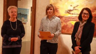 V galeriji ARS na goriškem Travniku so postavili na ogled 65 likovnih del (TIBALDI)