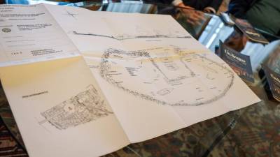 Načrt jaslic, ki jih bodo postavili v Ljudskem vrtu v Gorici (TIBALDI)