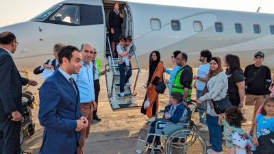 Prvi pacienti so v Italijo odleteli aprila lani (GAZA KINDER RELIEF)