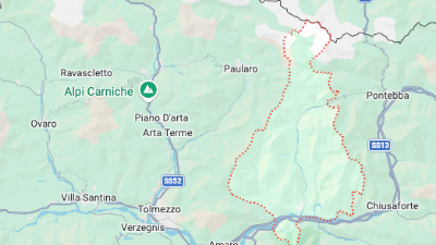 Tla so se stresla pri kraju Mužac vzhodno od Tolmeča