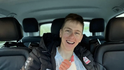 Tadej Pogačar po operaciji (INSTAGRAM)