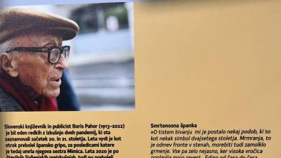 Kotiček ljubljanske razstave namenjen Borisu Pahorju