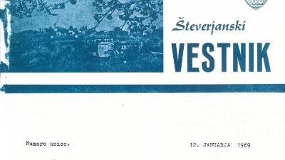 Prva številka Števerjanskega vestnika je izšla 12. januarja 1969