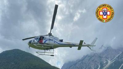 Reševalni helikopter, fotografija je simbolična (CNSAS FJK)
