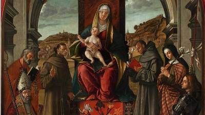 Oltarno sliko Marije z otrokom in svetniki bodo iz Padove vrnili v piransko cerkev svetega Frančiška