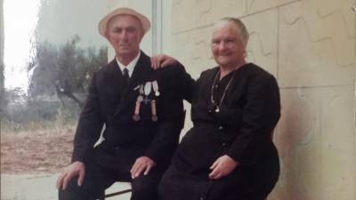 Giuseppe Verlengia in njegova žena Costanza