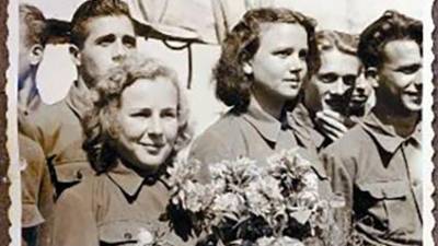 Sava Kaluža (levo) in Jolanda Gruden