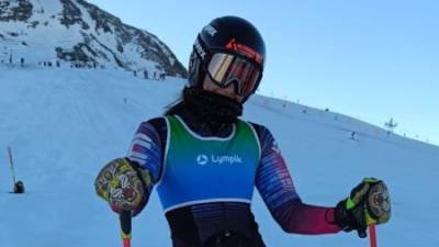 Caterina Sinigoi med jesenskim treningom na ledeniku (OSEBNI ARHIV)