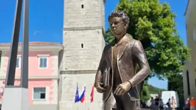 Kip pesnika Srečka Kosovela v Sežani