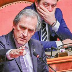 Senator Roberto Menija je Tržačan, v zgornji dom italijanskega parlamenta pa je bil izvoljen v Liguriji (ANSA)