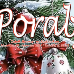 Praznična naslovna stran časopisa Porabje