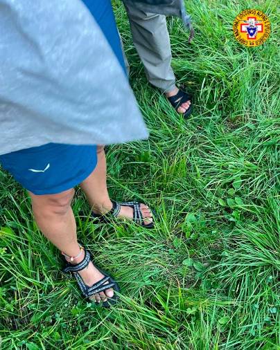 Pohodniki so bili obuti v športne sandale (CNSAS FVG)